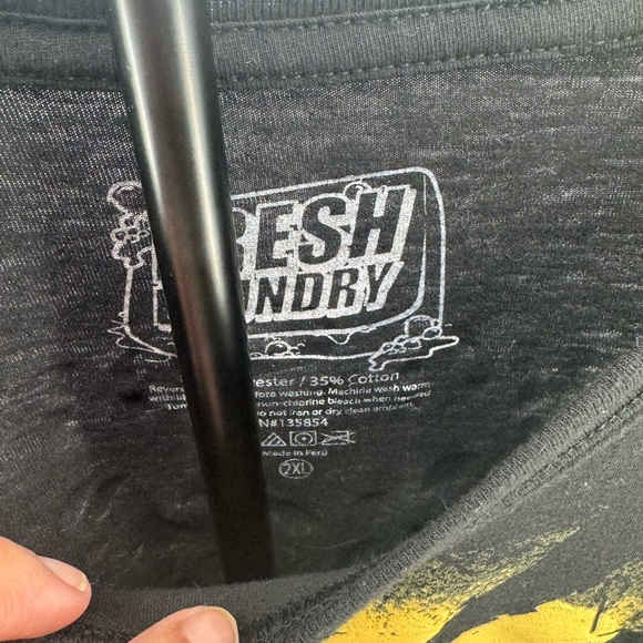 Fresh Laundry Tokyo Savage Black ghost rider Graphic Tee Size 2XL - Picture 5 of 7